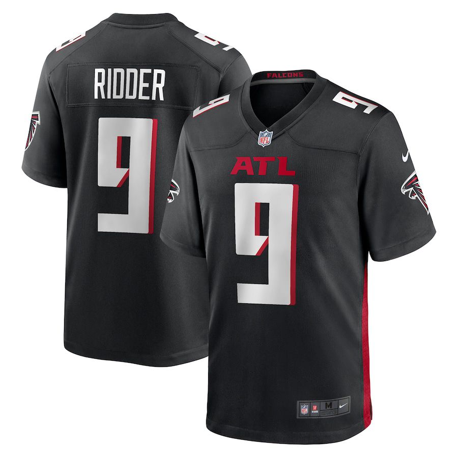 Men Atlanta Falcons 9 Desmond Ridder Nike Black Game Player NFL Jersey